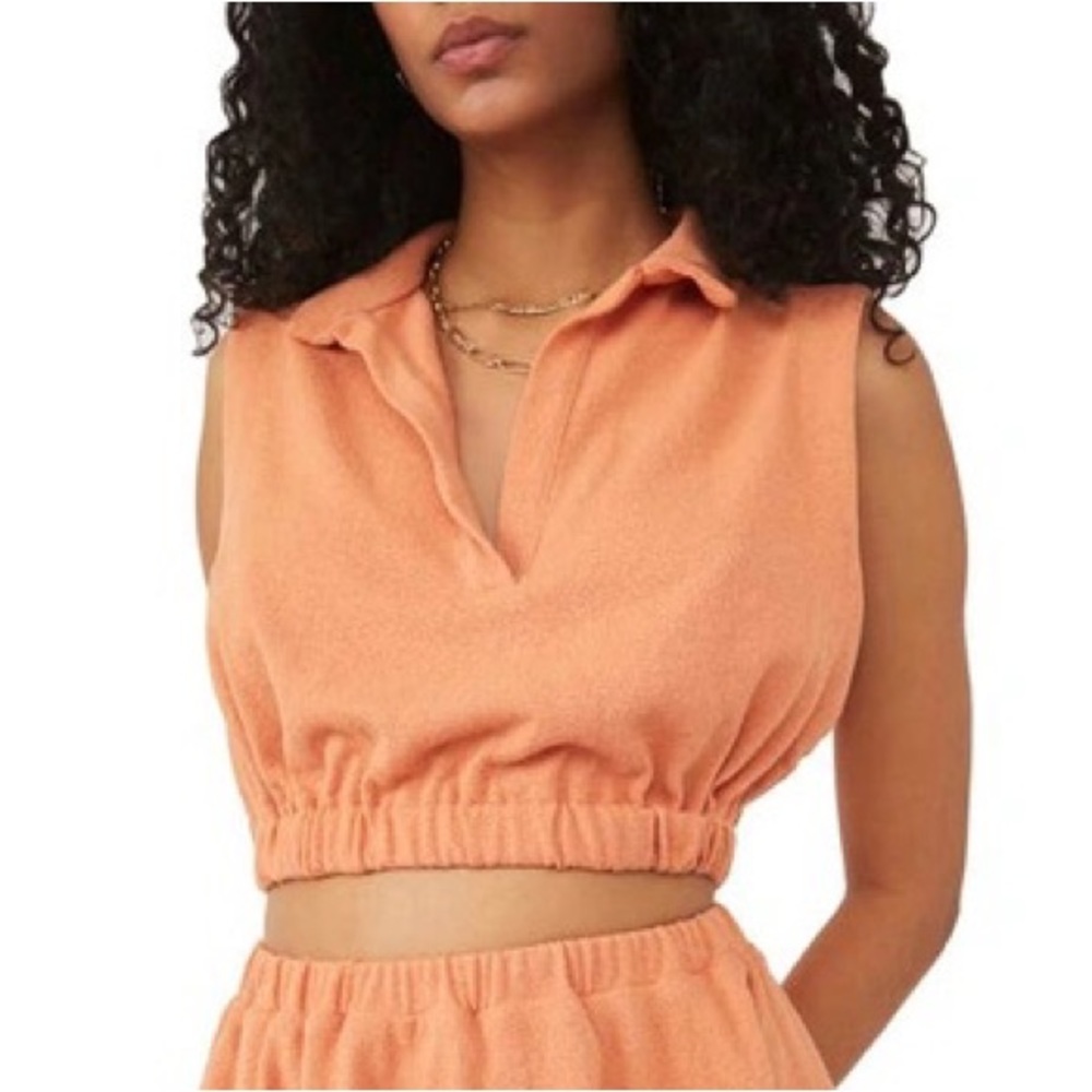 MEDIUM Free People Beach Ace Terry Top
